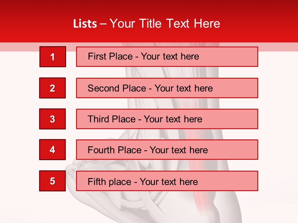 A Medical Powerpoint Presentation With A Picture Of A Foot PowerPoint Template
