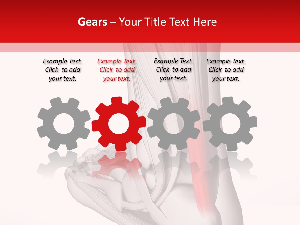 A Medical Powerpoint Presentation With A Picture Of A Foot PowerPoint Template