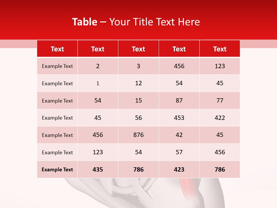 A Medical Powerpoint Presentation With A Picture Of A Foot PowerPoint Template
