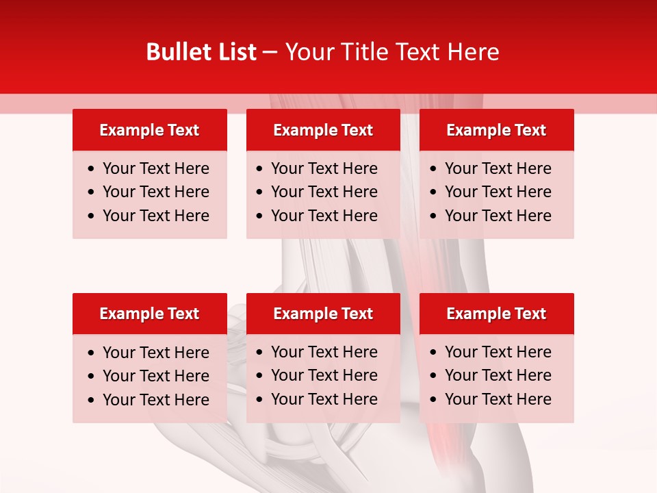 A Medical Powerpoint Presentation With A Picture Of A Foot PowerPoint Template
