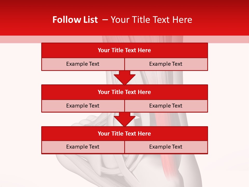 A Medical Powerpoint Presentation With A Picture Of A Foot PowerPoint Template