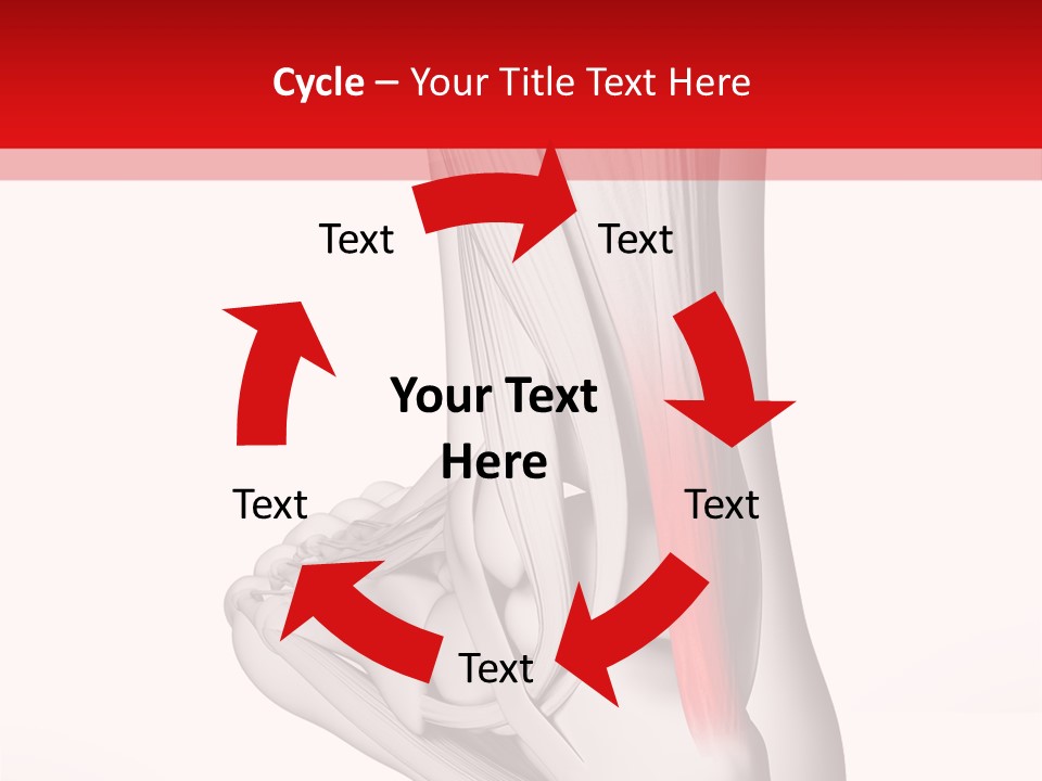 A Medical Powerpoint Presentation With A Picture Of A Foot PowerPoint Template