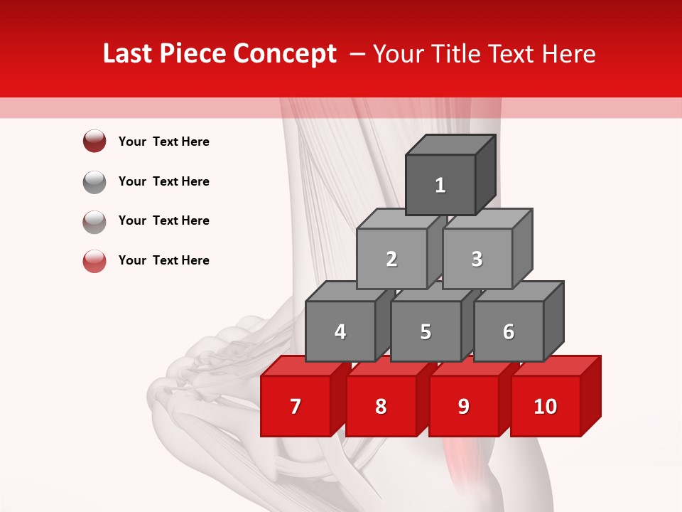 A Medical Powerpoint Presentation With A Picture Of A Foot PowerPoint Template
