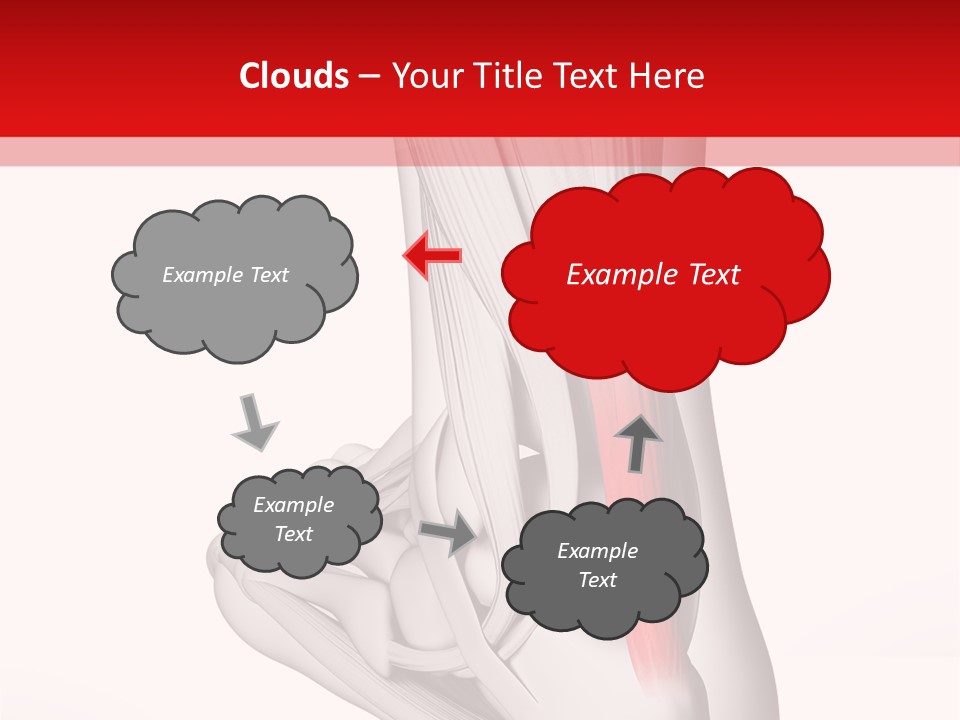 A Medical Powerpoint Presentation With A Picture Of A Foot PowerPoint Template