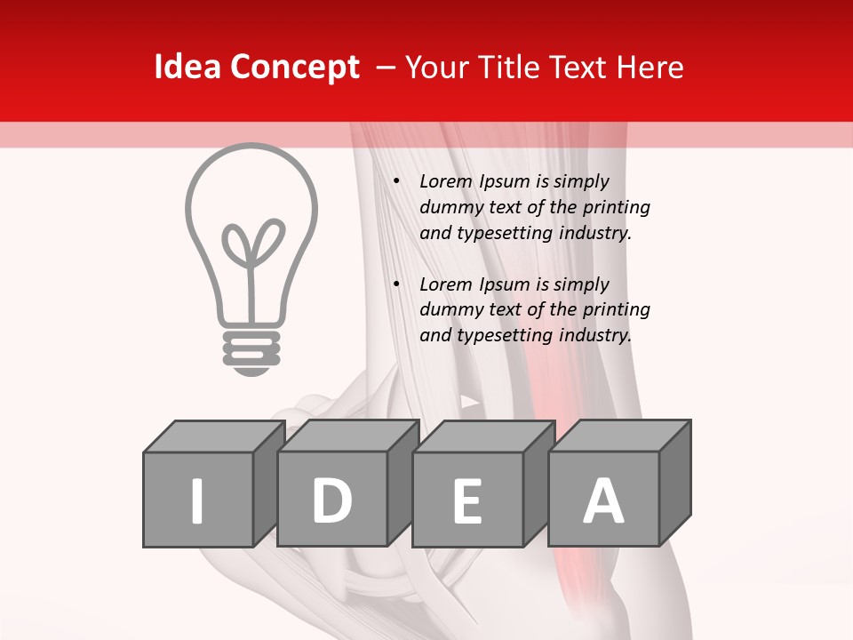A Medical Powerpoint Presentation With A Picture Of A Foot PowerPoint Template
