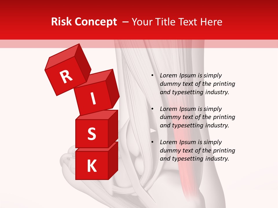 A Medical Powerpoint Presentation With A Picture Of A Foot PowerPoint Template