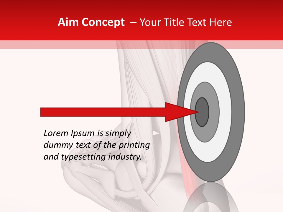 A Medical Powerpoint Presentation With A Picture Of A Foot PowerPoint Template