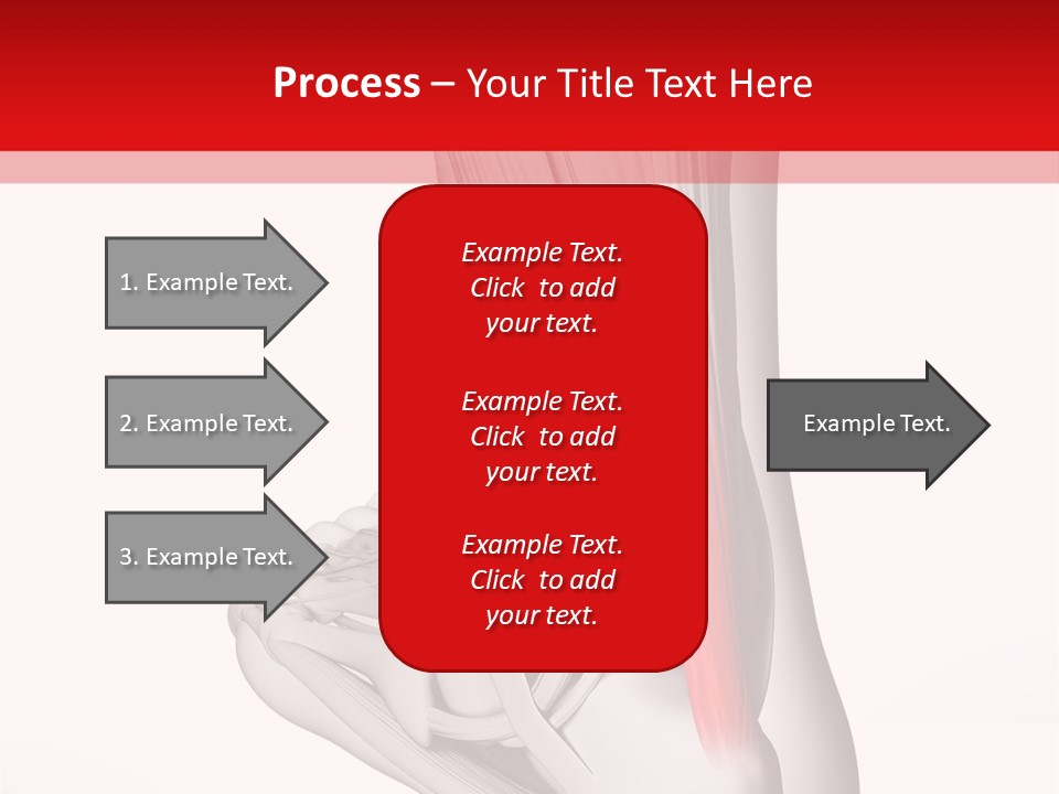A Medical Powerpoint Presentation With A Picture Of A Foot PowerPoint Template