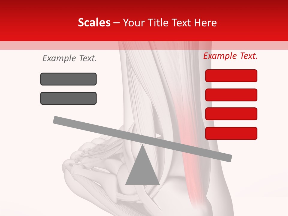 A Medical Powerpoint Presentation With A Picture Of A Foot PowerPoint Template