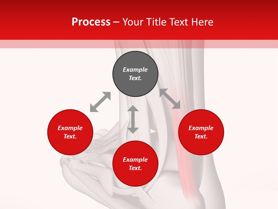A Medical Powerpoint Presentation With A Picture Of A Foot PowerPoint Template