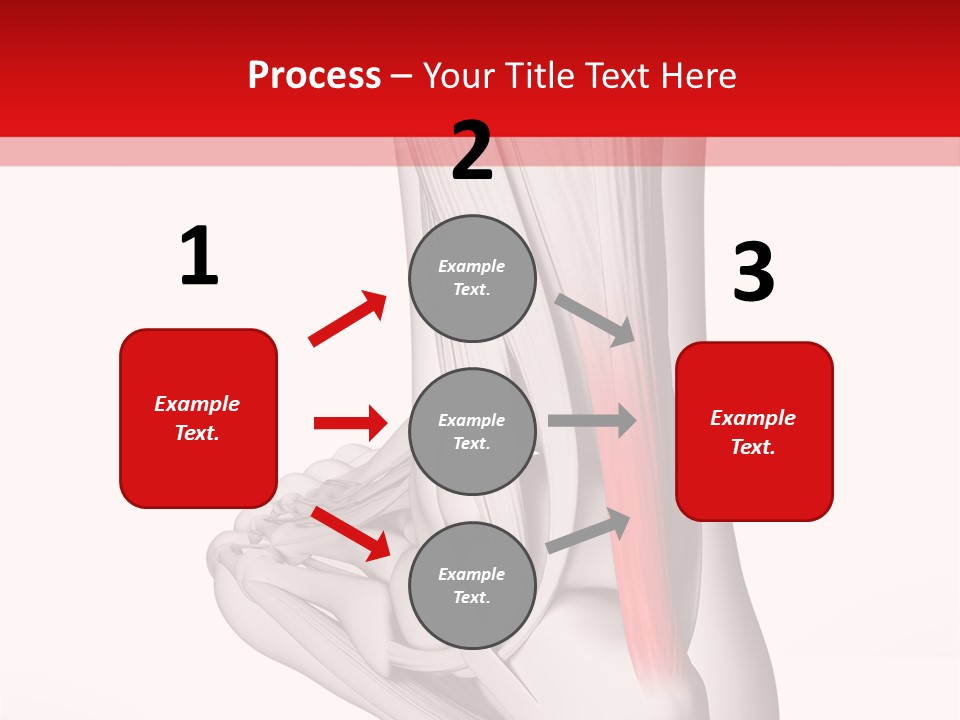 A Medical Powerpoint Presentation With A Picture Of A Foot PowerPoint Template