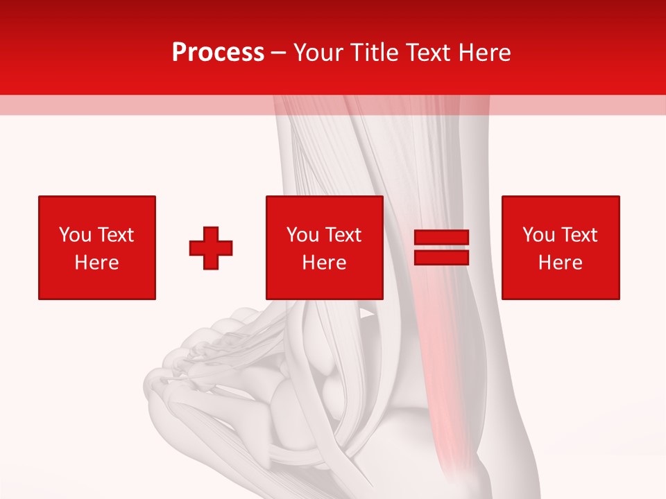 A Medical Powerpoint Presentation With A Picture Of A Foot PowerPoint Template
