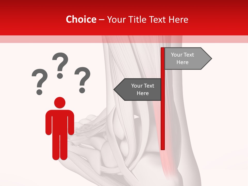 A Medical Powerpoint Presentation With A Picture Of A Foot PowerPoint Template