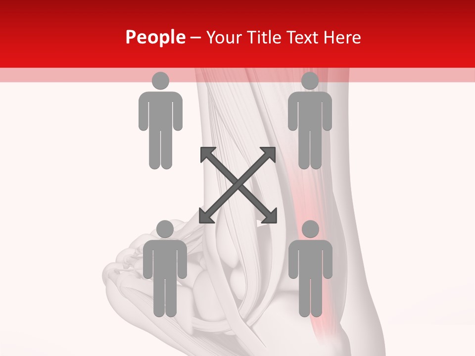 A Medical Powerpoint Presentation With A Picture Of A Foot PowerPoint Template
