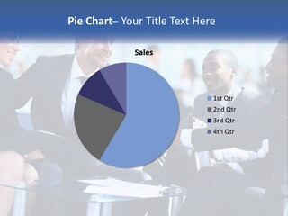 A Group Of Business People Shaking Hands Over A Table PowerPoint Template