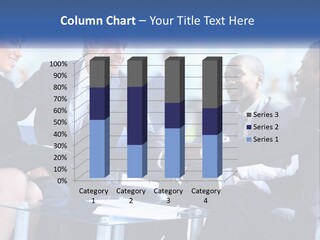 A Group Of Business People Shaking Hands Over A Table PowerPoint Template