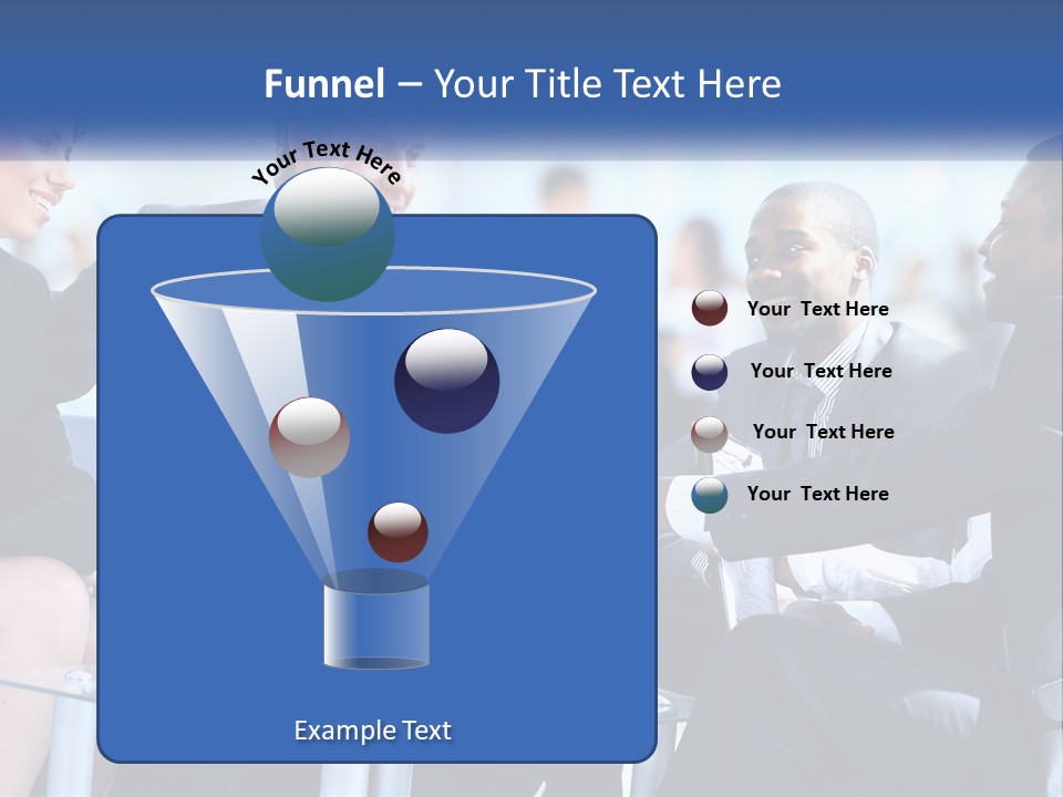 A Group Of Business People Shaking Hands Over A Table PowerPoint Template