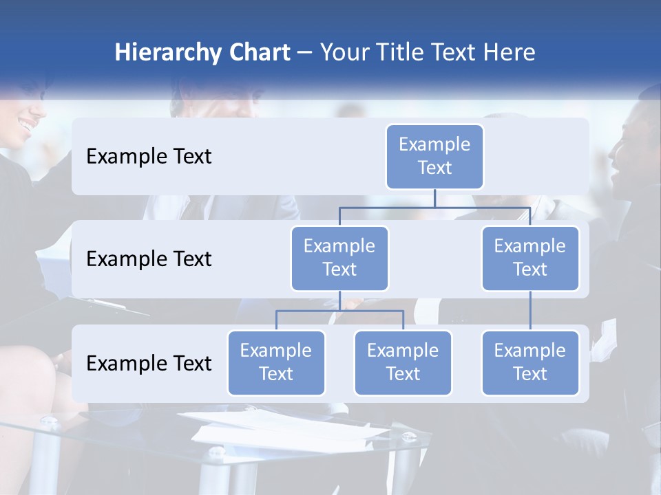 A Group Of Business People Shaking Hands Over A Table PowerPoint Template