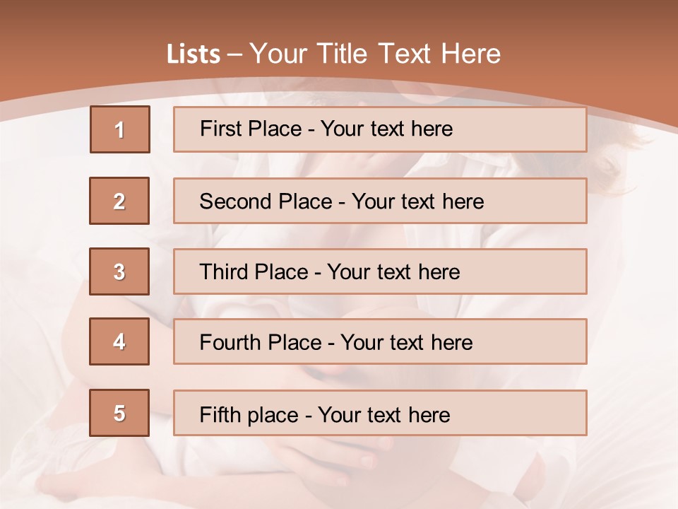 A Woman Holding A Baby In Her Arms PowerPoint Template