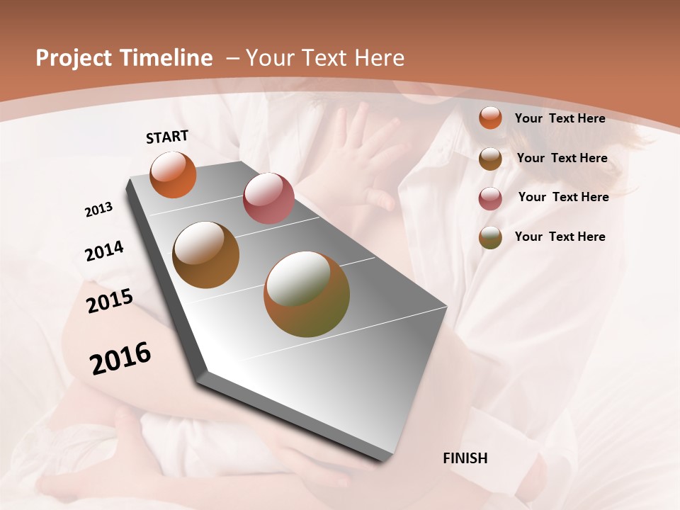 A Woman Holding A Baby In Her Arms PowerPoint Template