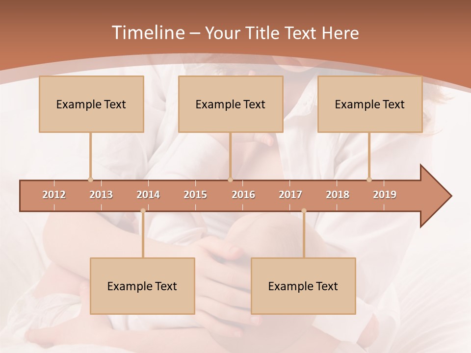 A Woman Holding A Baby In Her Arms PowerPoint Template