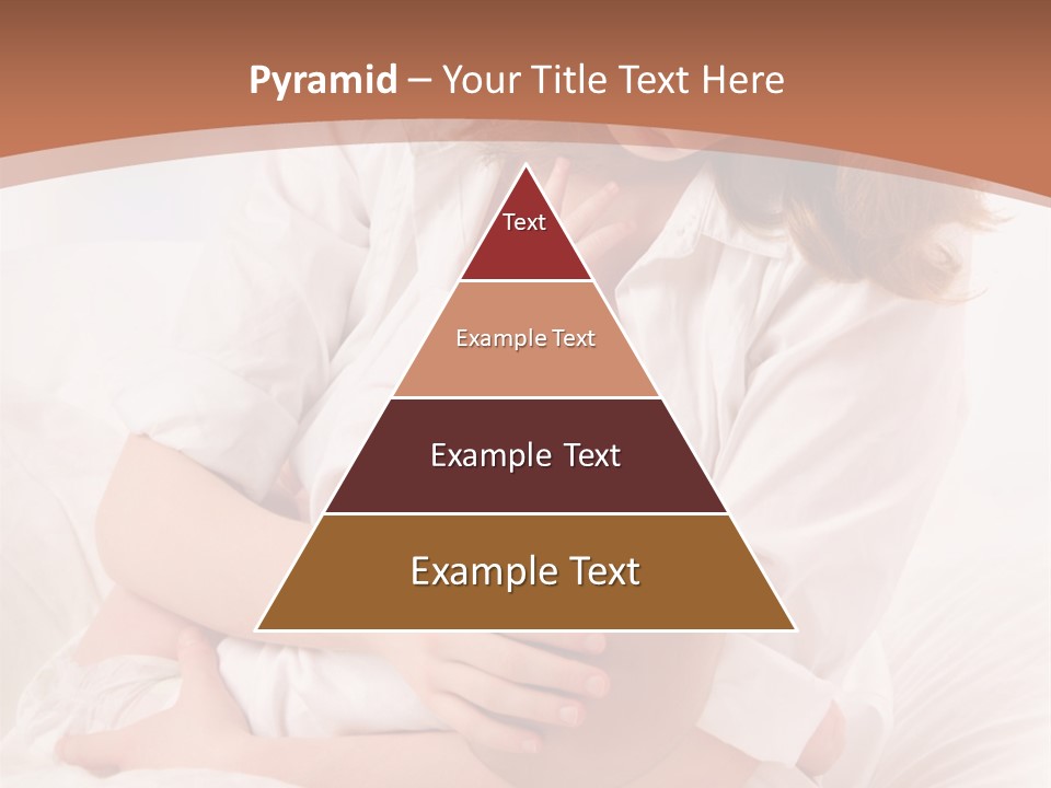 A Woman Holding A Baby In Her Arms PowerPoint Template