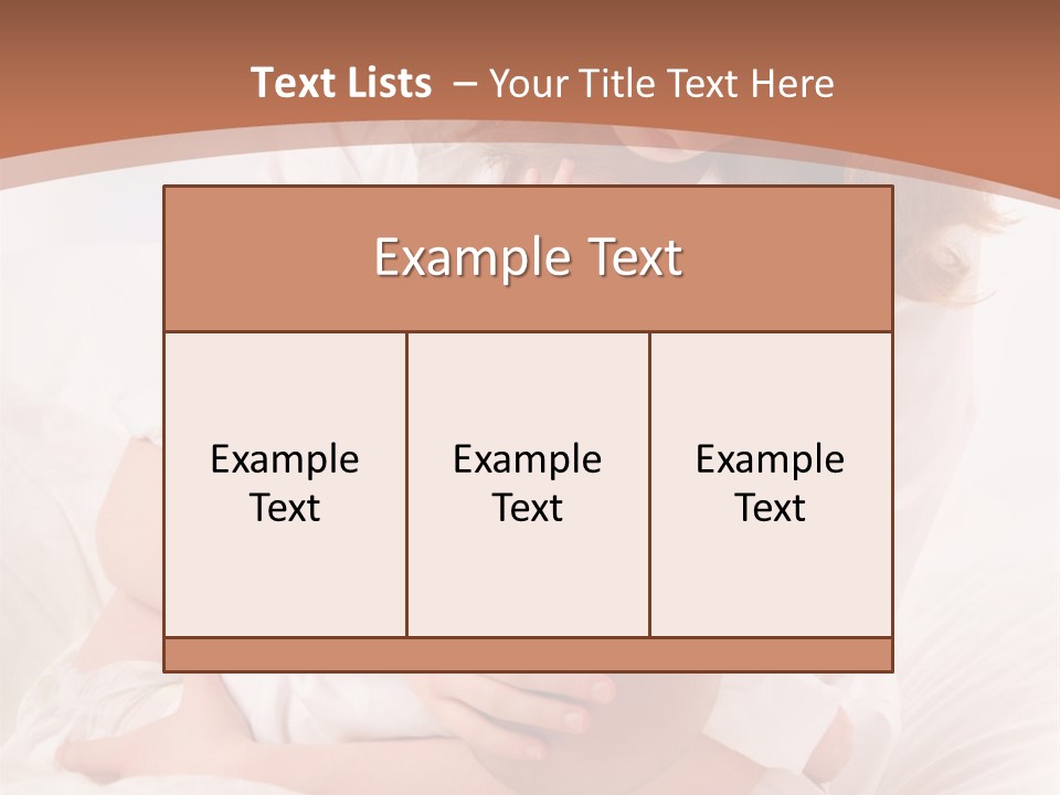 A Woman Holding A Baby In Her Arms PowerPoint Template