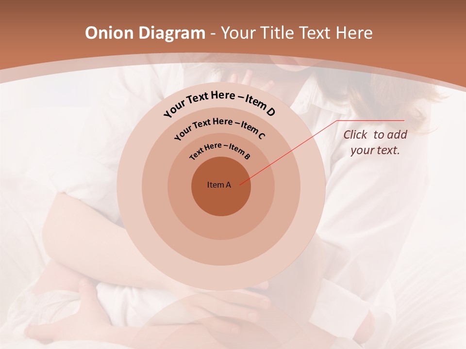A Woman Holding A Baby In Her Arms PowerPoint Template