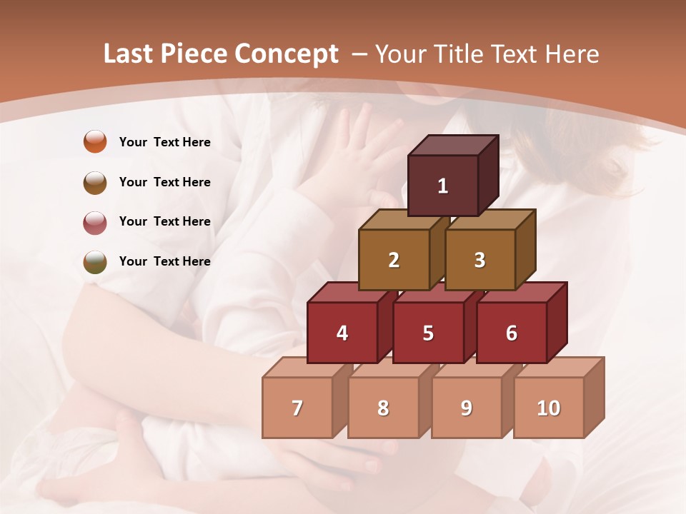 A Woman Holding A Baby In Her Arms PowerPoint Template