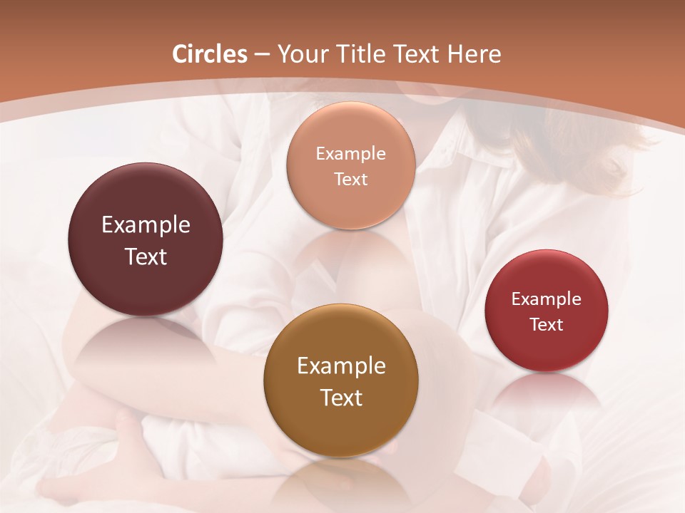 A Woman Holding A Baby In Her Arms PowerPoint Template