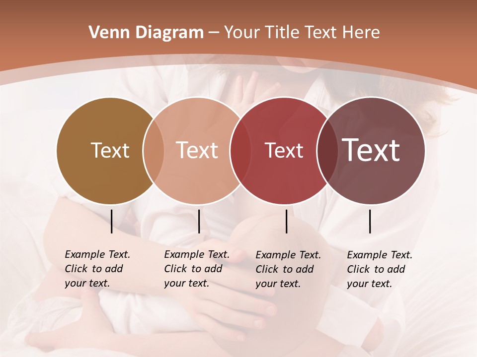 A Woman Holding A Baby In Her Arms PowerPoint Template