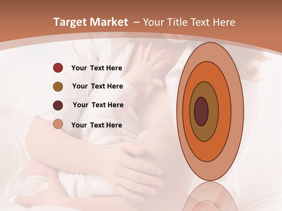 A Woman Holding A Baby In Her Arms PowerPoint Template
