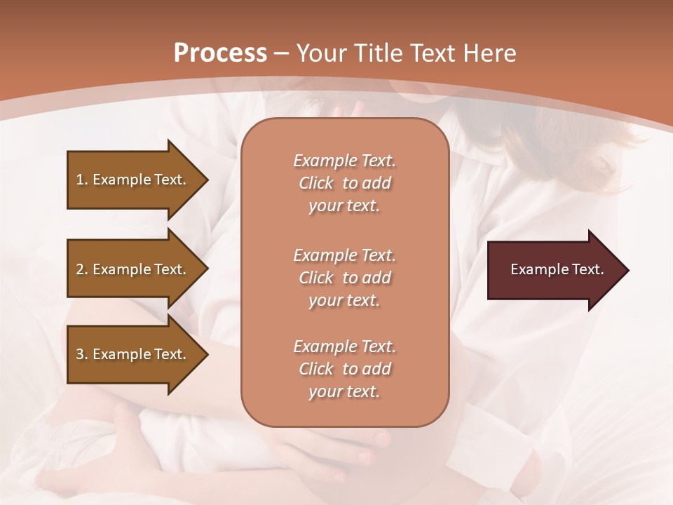A Woman Holding A Baby In Her Arms PowerPoint Template