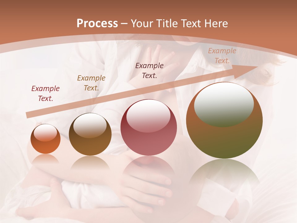 A Woman Holding A Baby In Her Arms PowerPoint Template