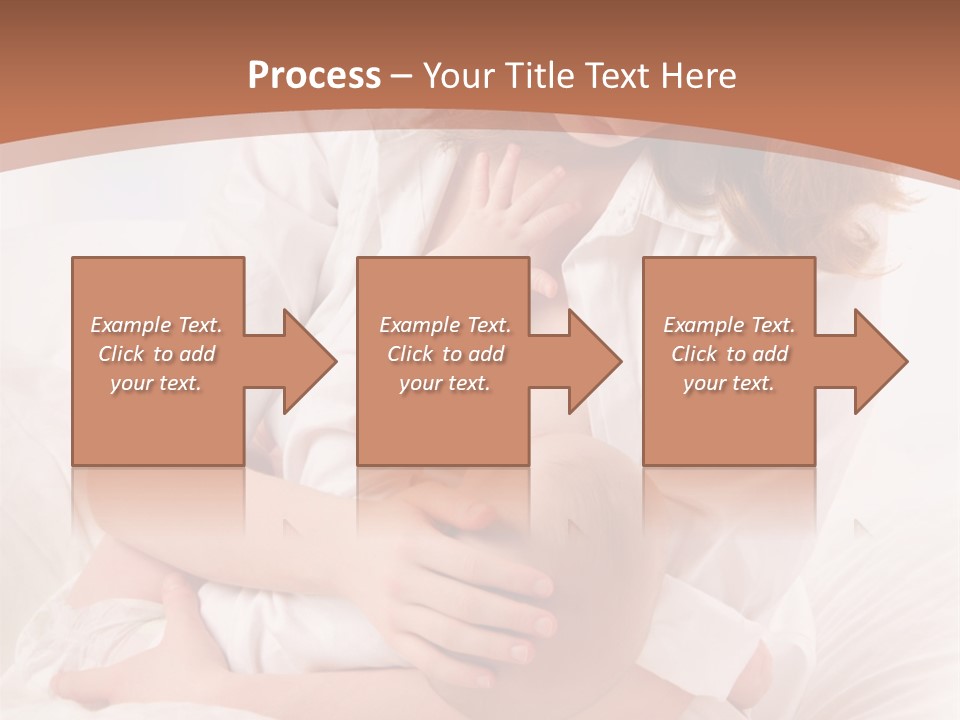 A Woman Holding A Baby In Her Arms PowerPoint Template