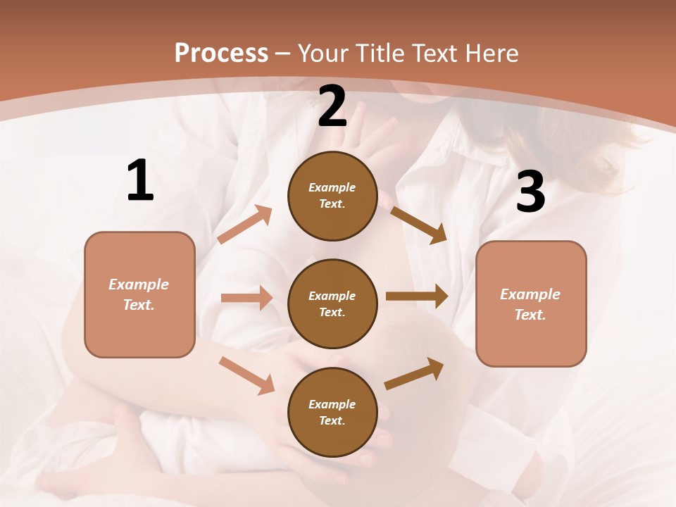 A Woman Holding A Baby In Her Arms PowerPoint Template