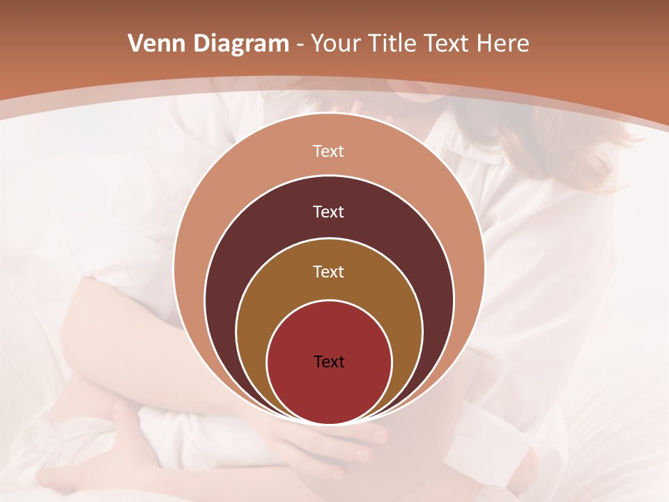 A Woman Holding A Baby In Her Arms PowerPoint Template