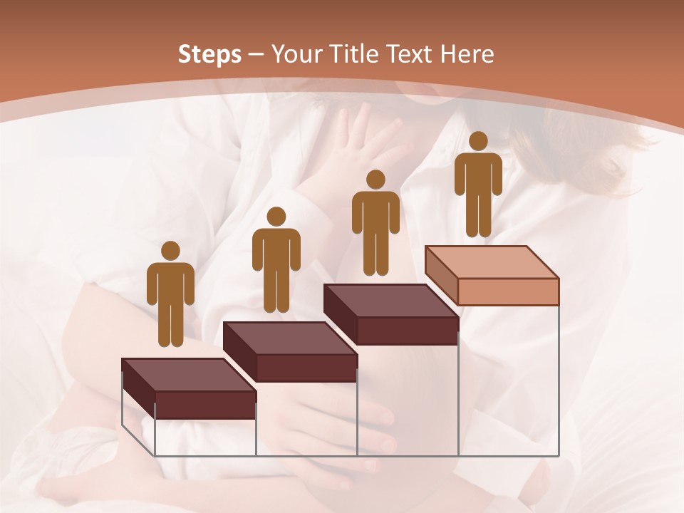 A Woman Holding A Baby In Her Arms PowerPoint Template