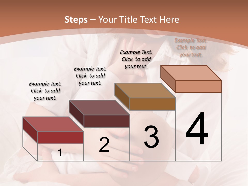 A Woman Holding A Baby In Her Arms PowerPoint Template