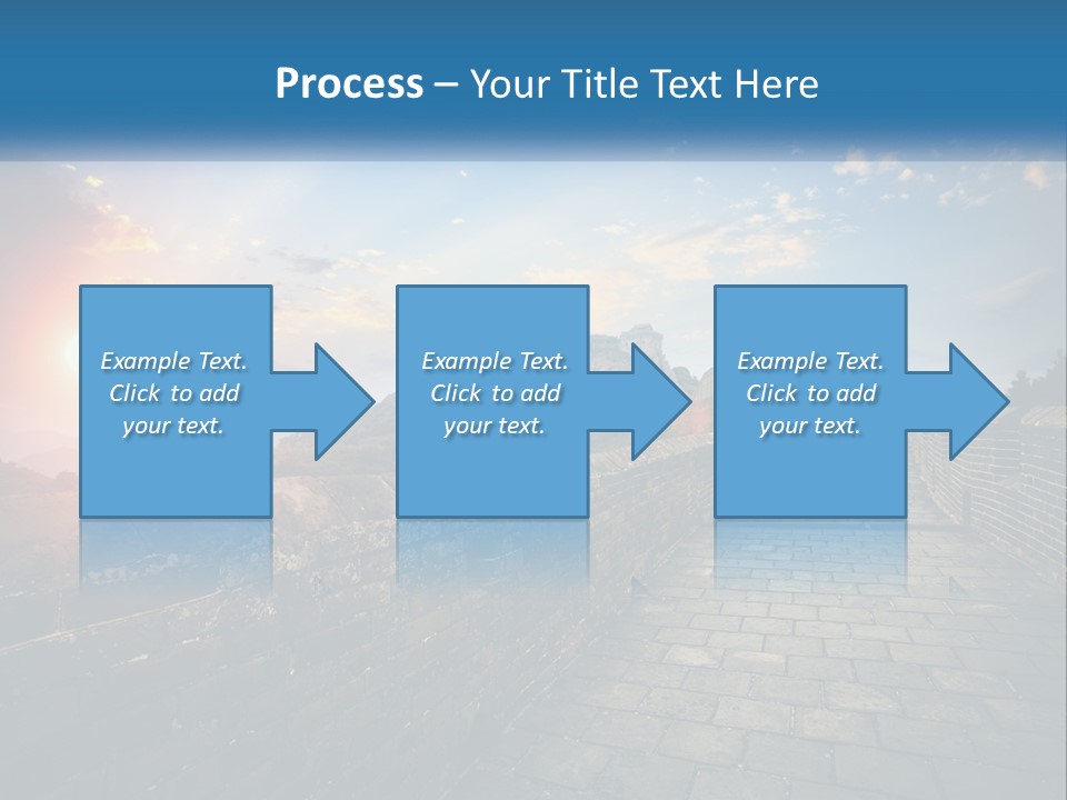 A Picture Of The Great Wall Of China PowerPoint Template