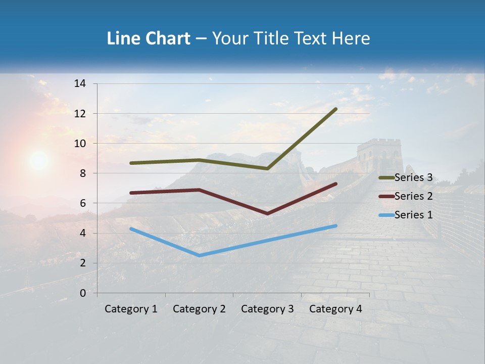 A Picture Of The Great Wall Of China PowerPoint Template