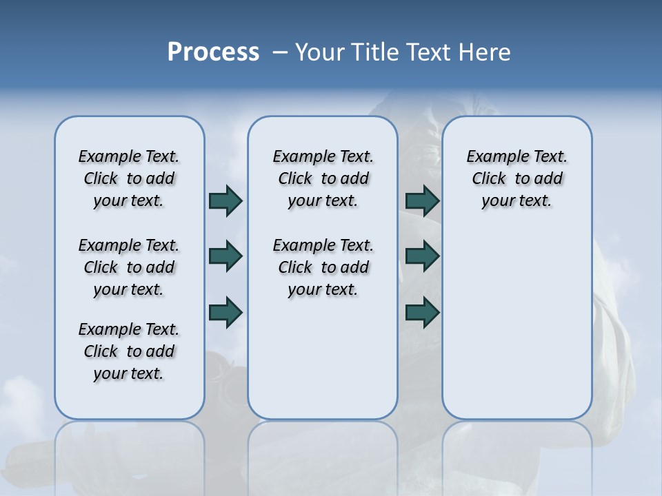 A Statue Of A Man With A Pipe In His Hand PowerPoint Template