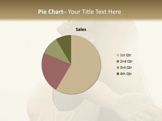 A Woman Is Looking Up At The Sky PowerPoint Template