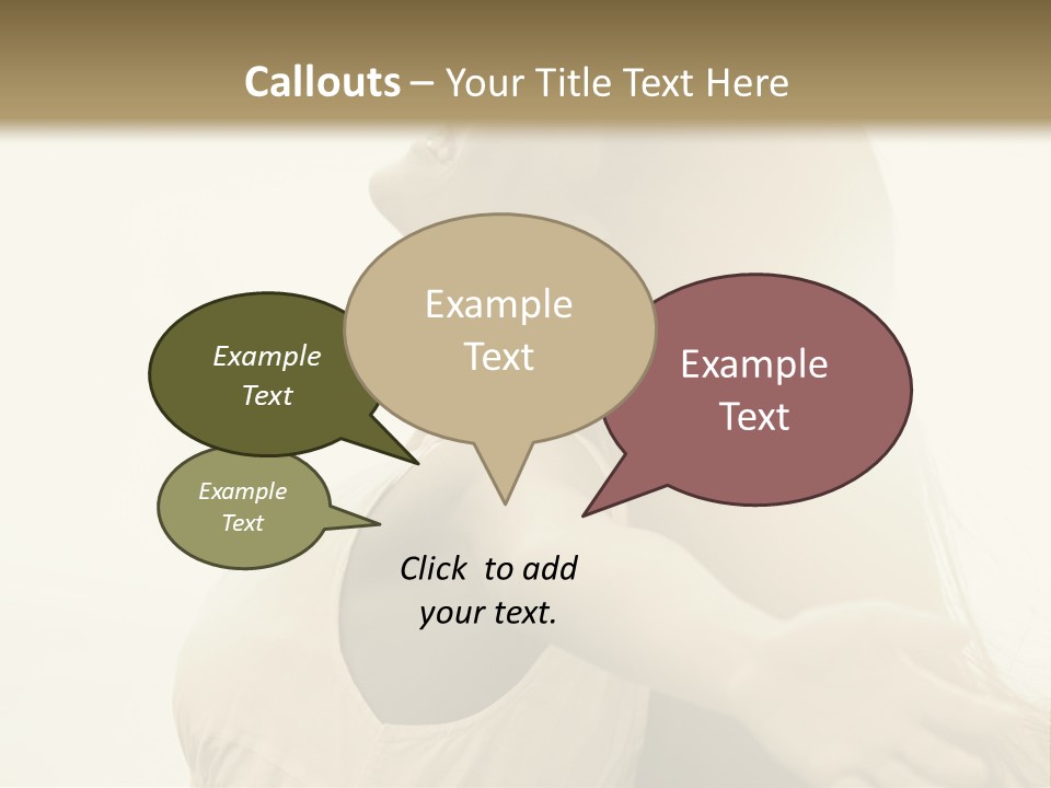 A Woman Is Looking Up At The Sky PowerPoint Template