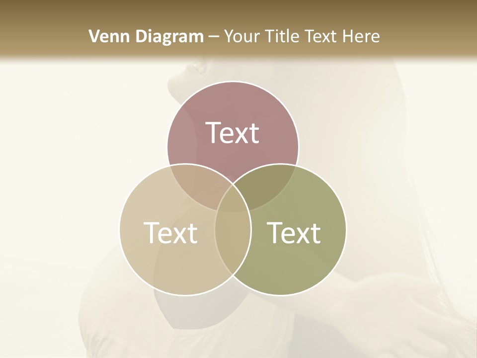 A Woman Is Looking Up At The Sky PowerPoint Template