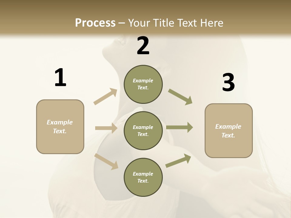 A Woman Is Looking Up At The Sky PowerPoint Template