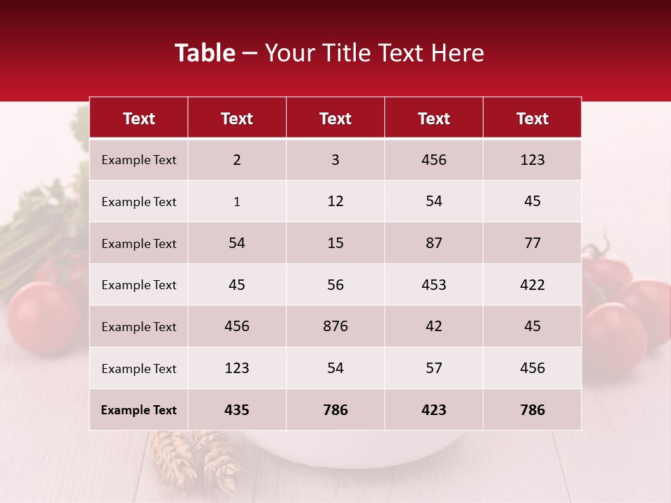 A White Bowl Filled With Food Next To Vegetables PowerPoint Template