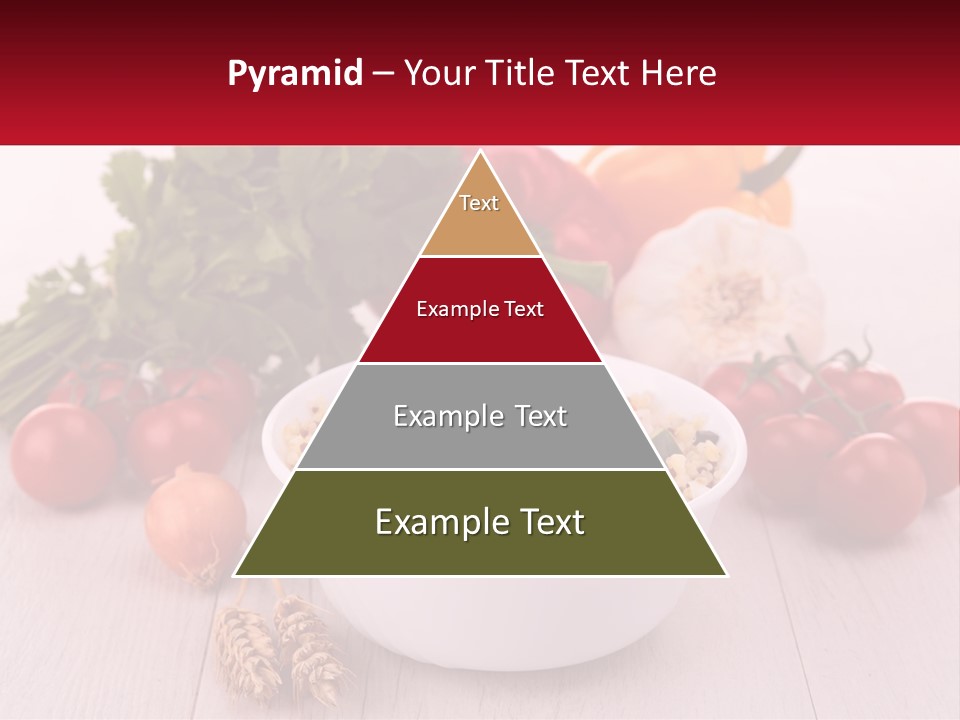 A White Bowl Filled With Food Next To Vegetables PowerPoint Template