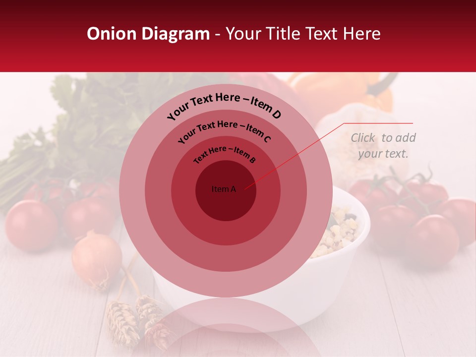 A White Bowl Filled With Food Next To Vegetables PowerPoint Template