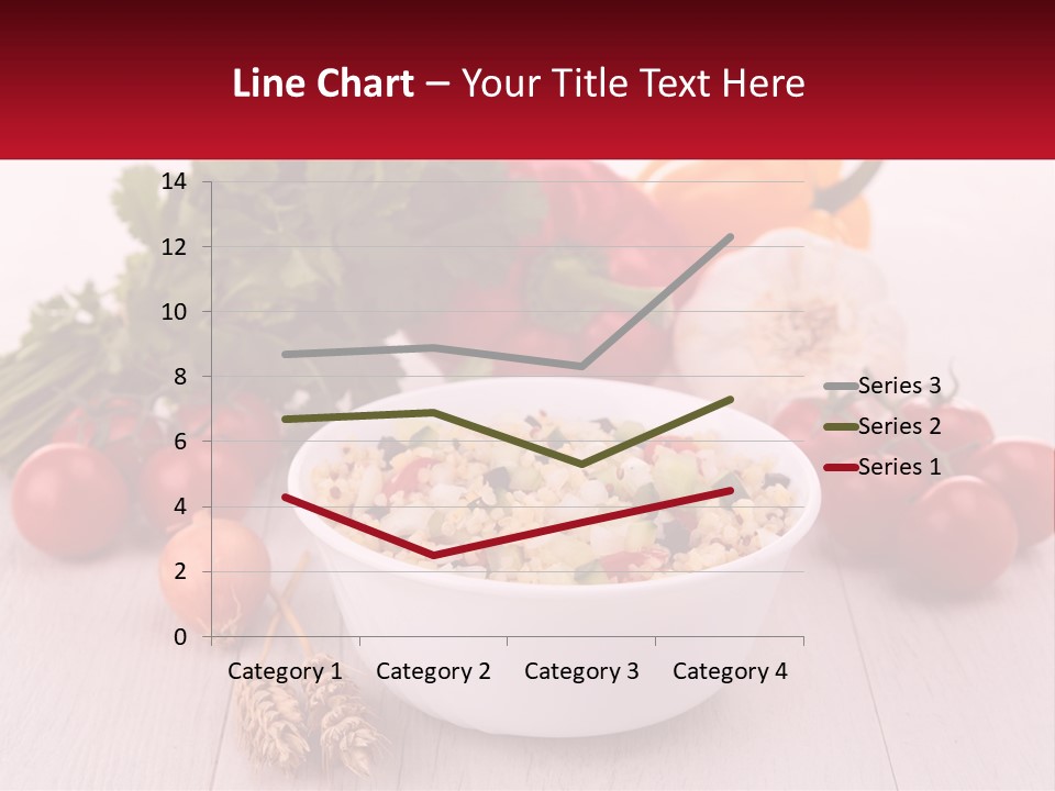 A White Bowl Filled With Food Next To Vegetables PowerPoint Template